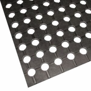 Matpro 1.2 x 1.8m Black Rubber Matting